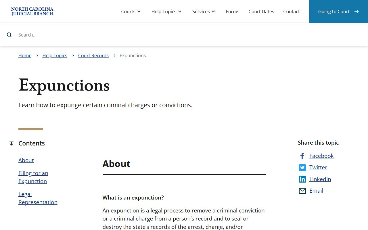 Franklin County court dockets expunction help topic