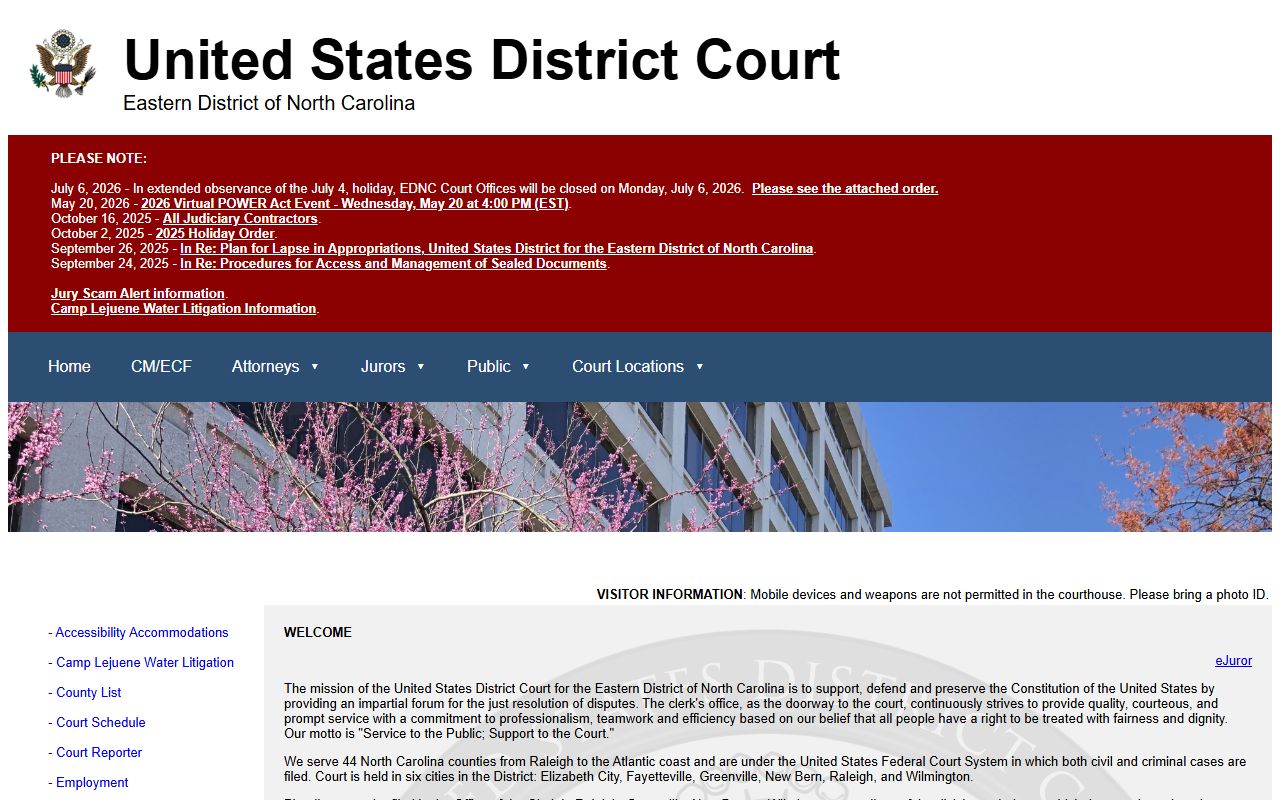 Franklin County District Court and Superior Court federal district source