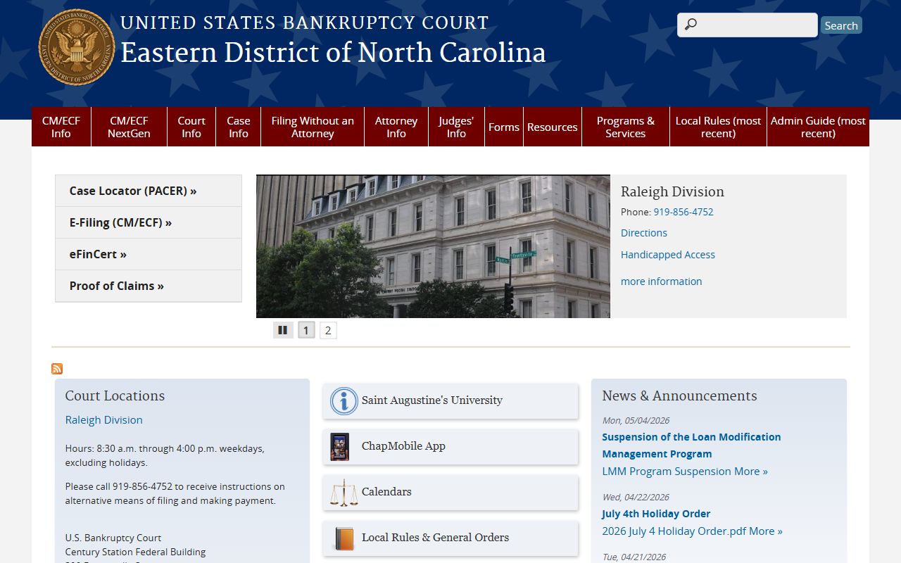 Franklin County District Court bankruptcy court distinction